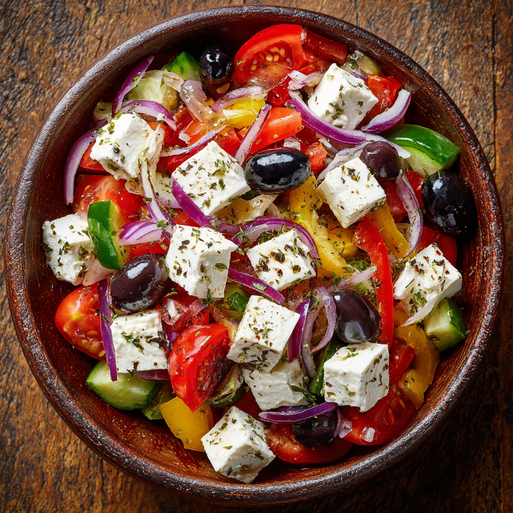 Greek Salad Recipe 2 Greek Salad Recipe - Recipe Image