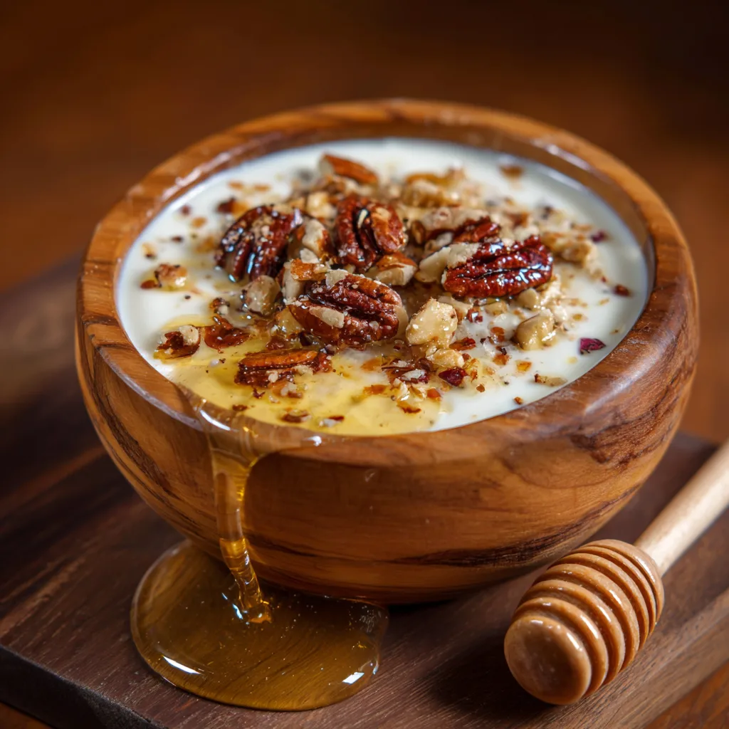 Yogurt with Honey & Nuts Recipe 2 Yogurt with Honey & Nuts Recipe - Recipe Image