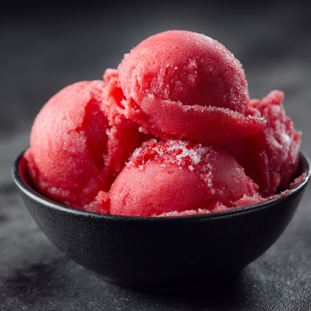 Watermelon Cranberry Sorbet Recipe - Recipe Image