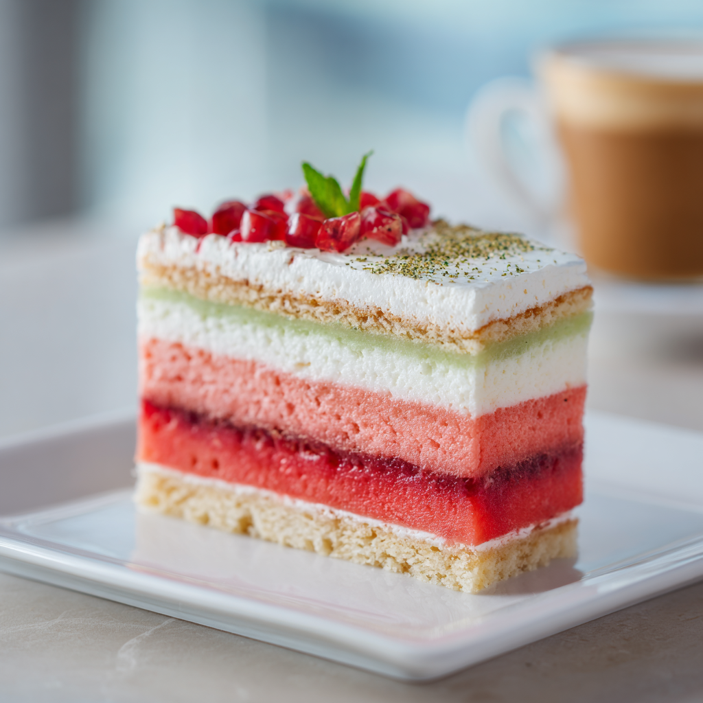 Watermelon Cranberry Cake Recipe - Recipe Image