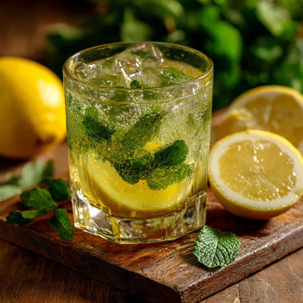 Lemon Mint Drink Recipe 2 Lemon Mint Drink Recipe - Recipe Image