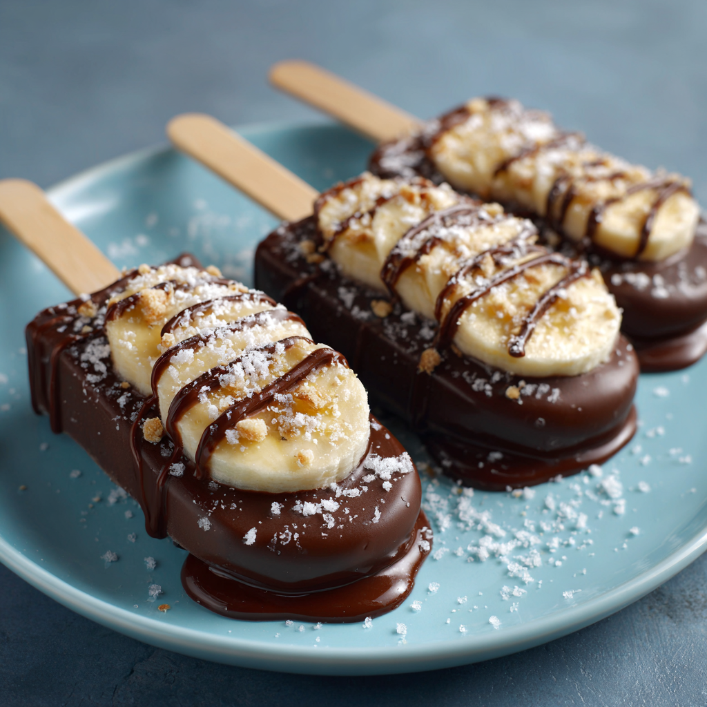 Chocolate Banana Pops Recipe - Recipe Image