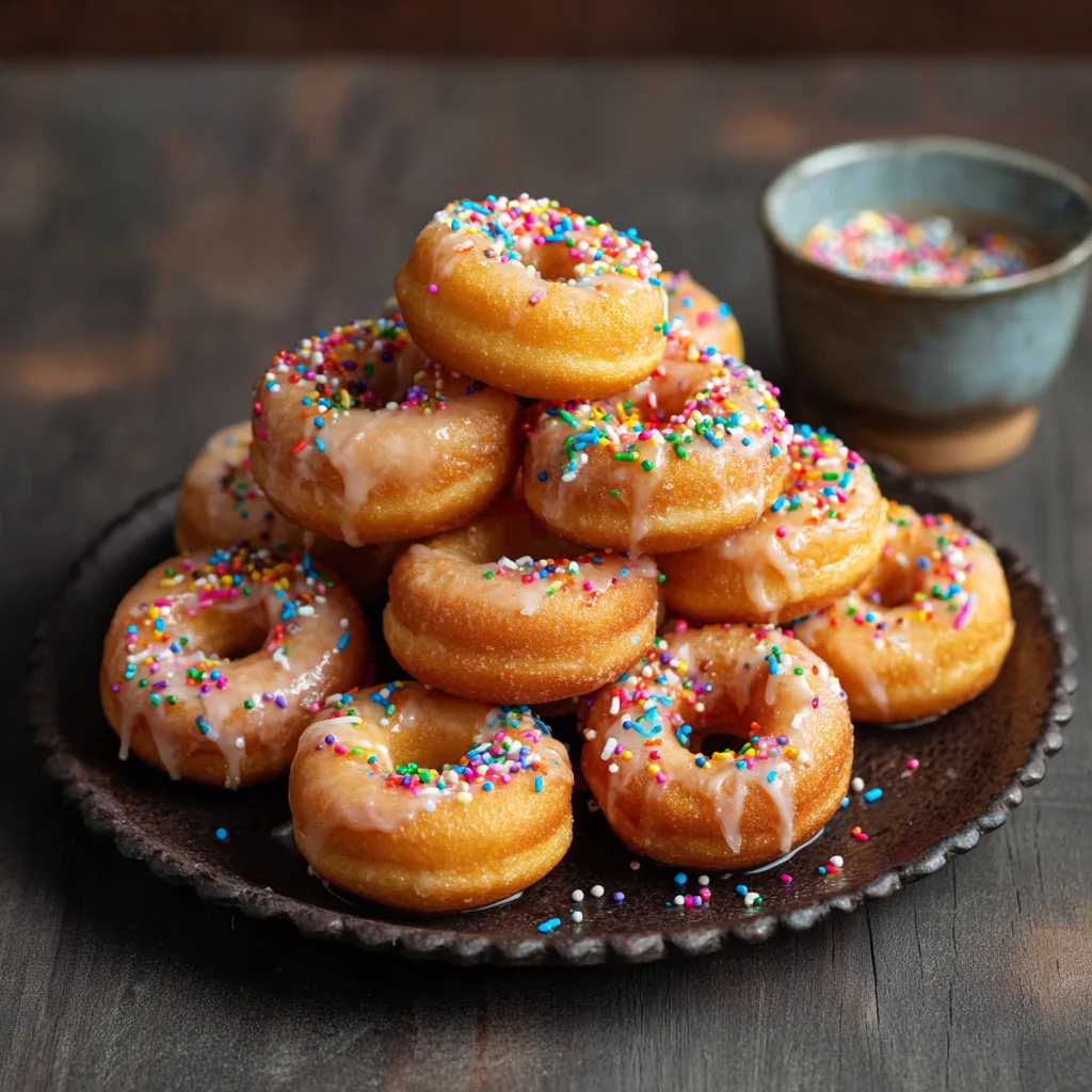 Mini Donuts Recipe 2 Mini Donuts Recipe - Recipe Image