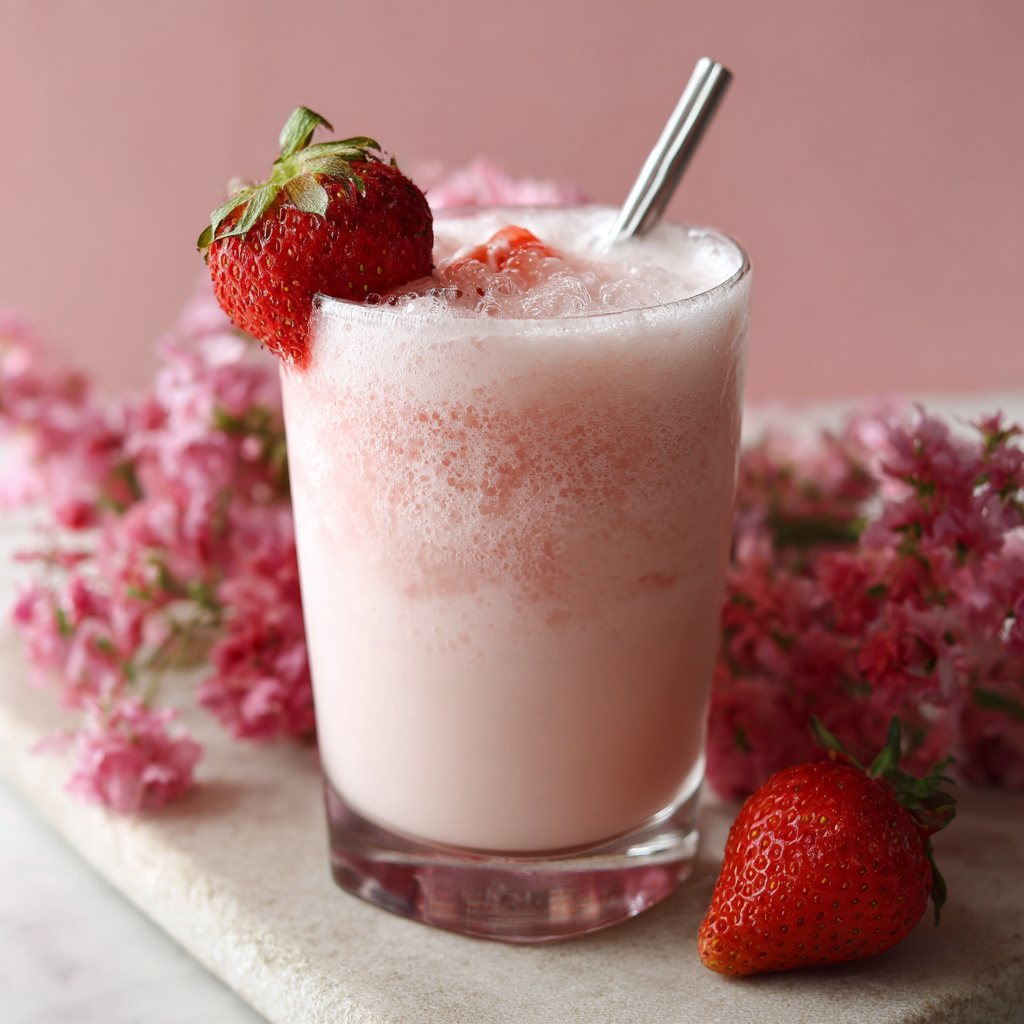Strawberry Milk Recipe - Recipe Image
