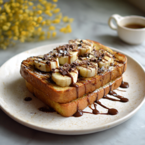 Banana Choco Chip Toast Recipe