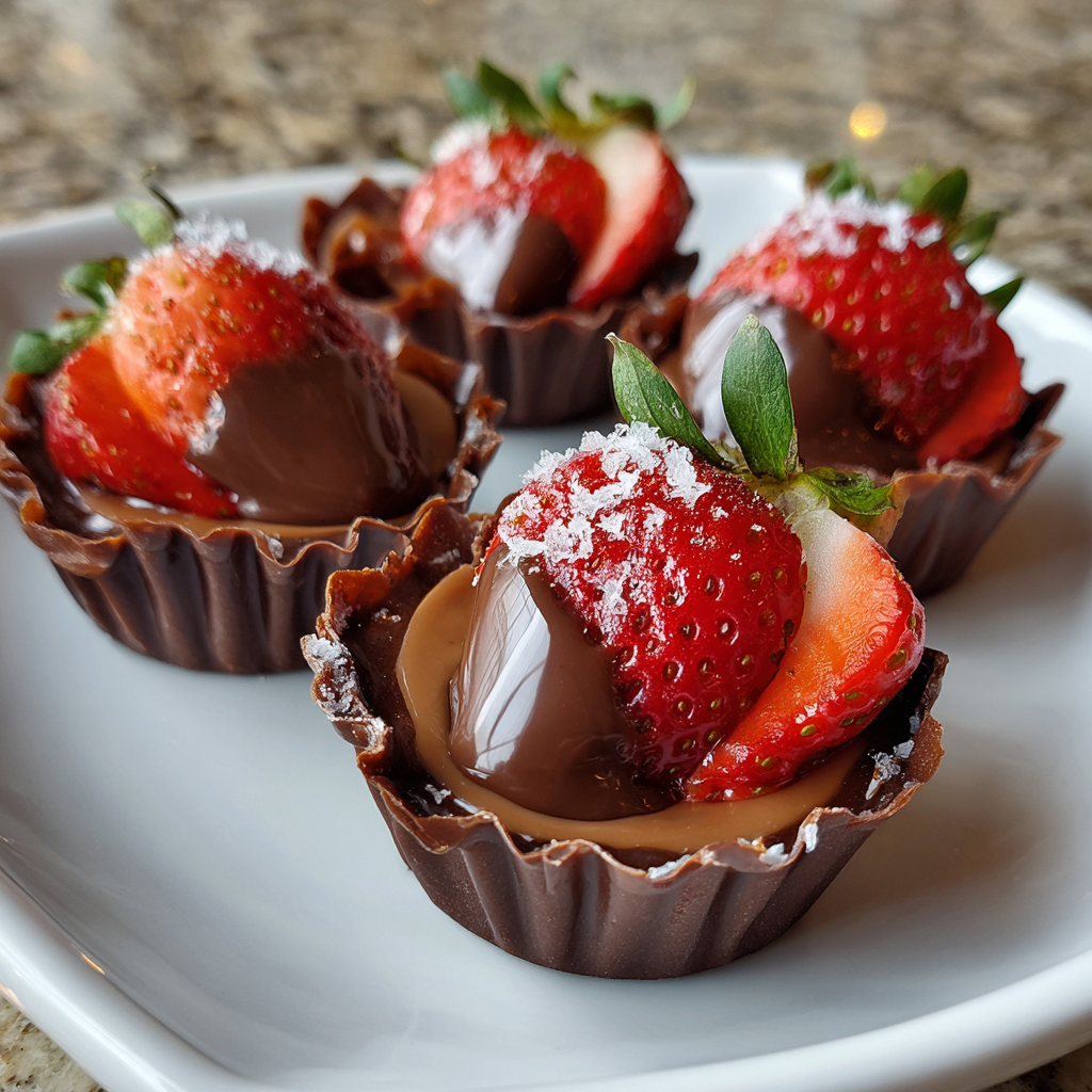 Chocolate Strawberry Cup Recipe - Recipe Image