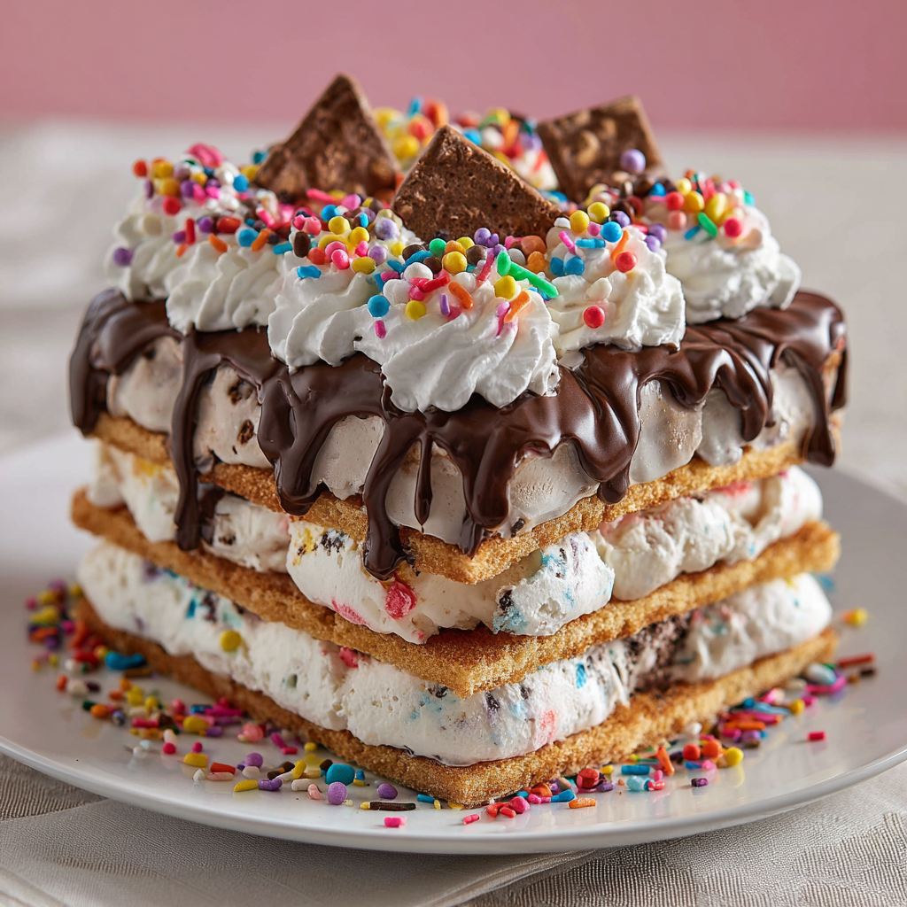 Giant Ice Cream Sandwich Cake Recipe