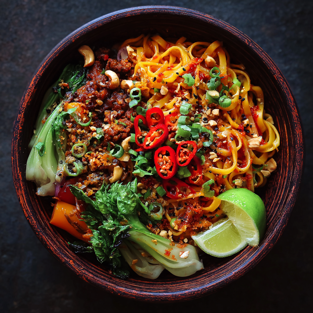 Sweet Chili Noodle Bowl Recipe - Recipe Image
