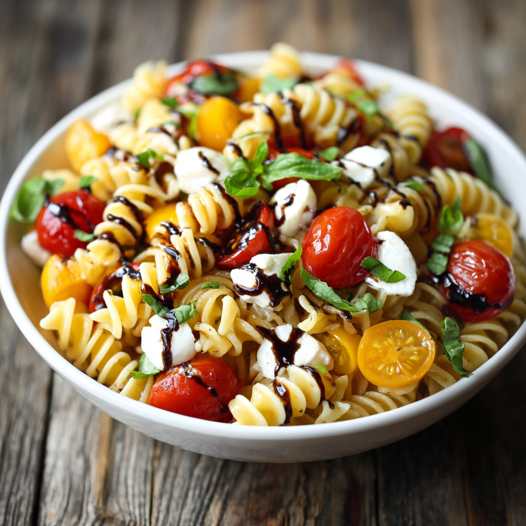Caprese Pasta Salad Recipe - Recipe Image
