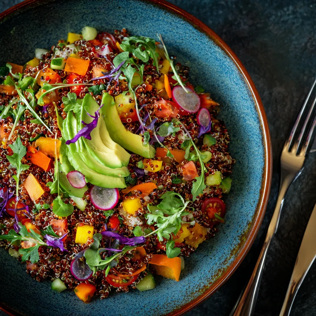 Quinoa Rainbow Salad Recipe 2 Quinoa Rainbow Salad Recipe - Recipe Image