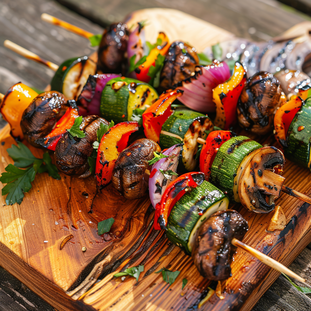 Grilled Veggie Summer Skewers Recipe