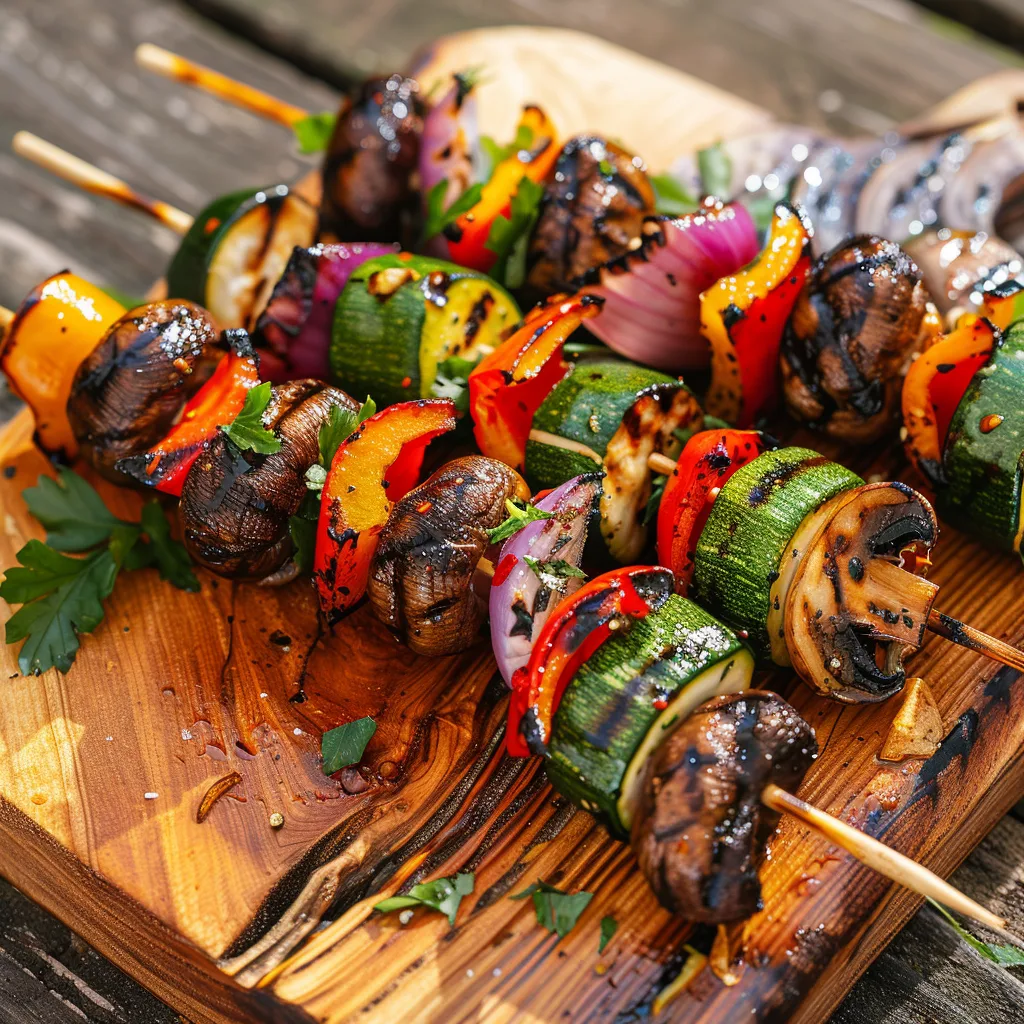 Grilled Veggie Summer Skewers Recipe