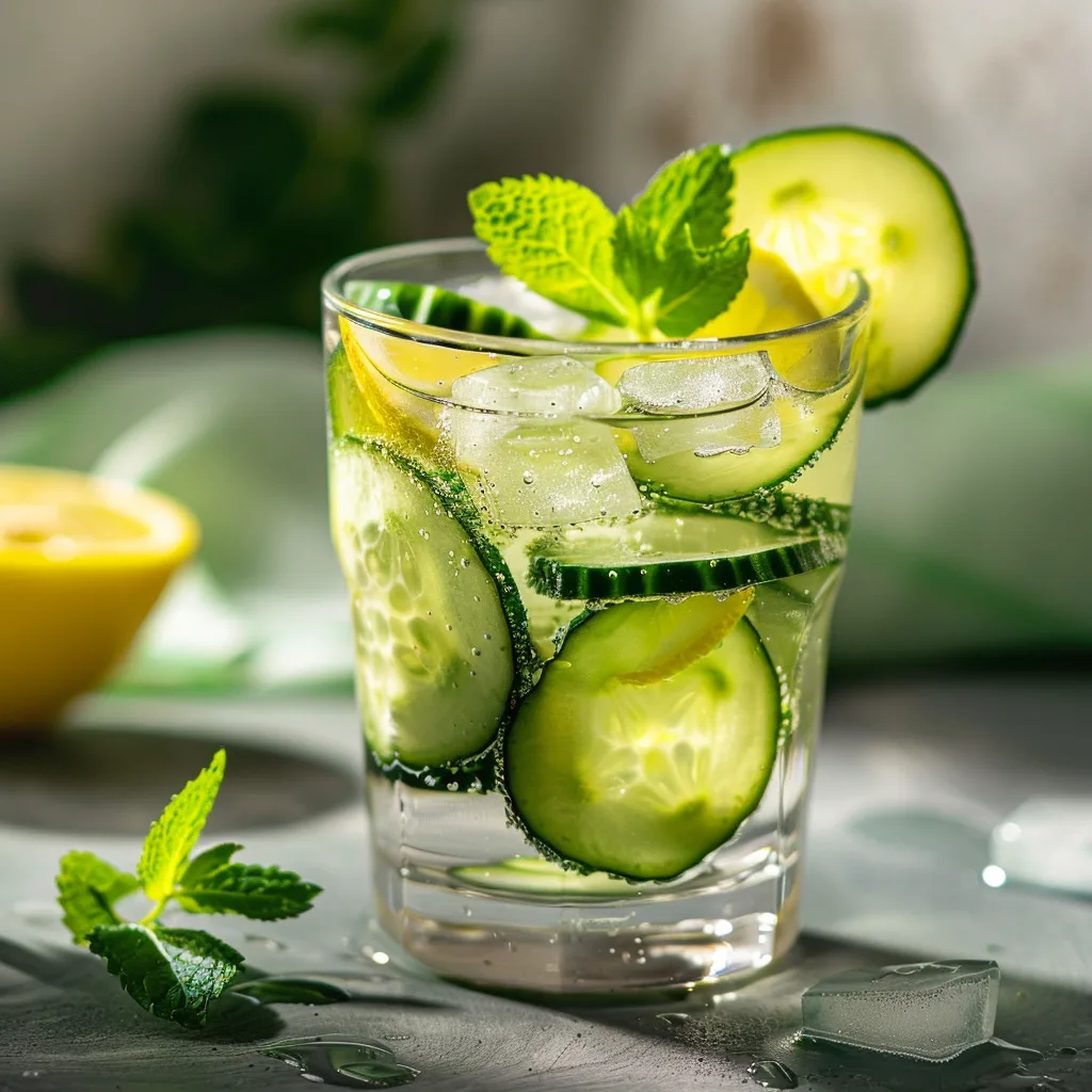 Cucumber Mint Lemon Cooler Recipe