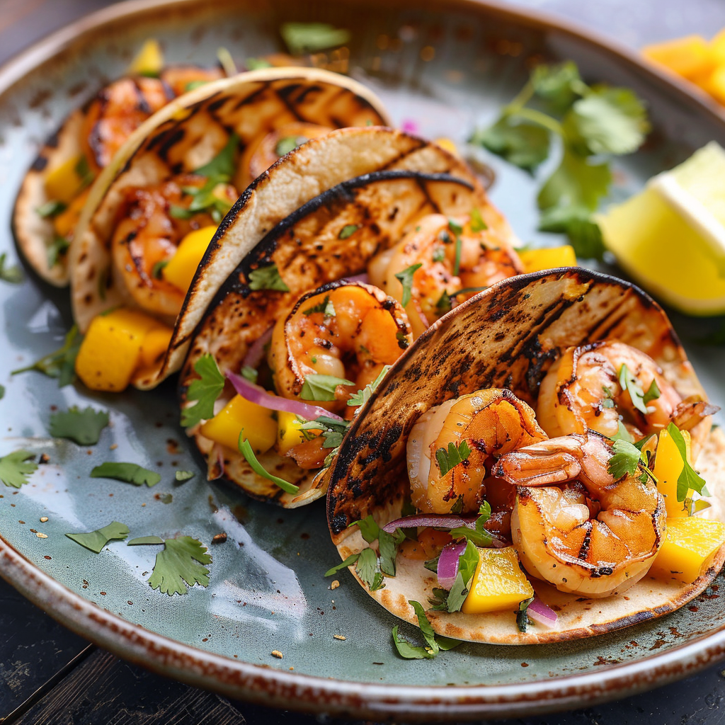 Zesty Shrimp Mango Tacos Recipe