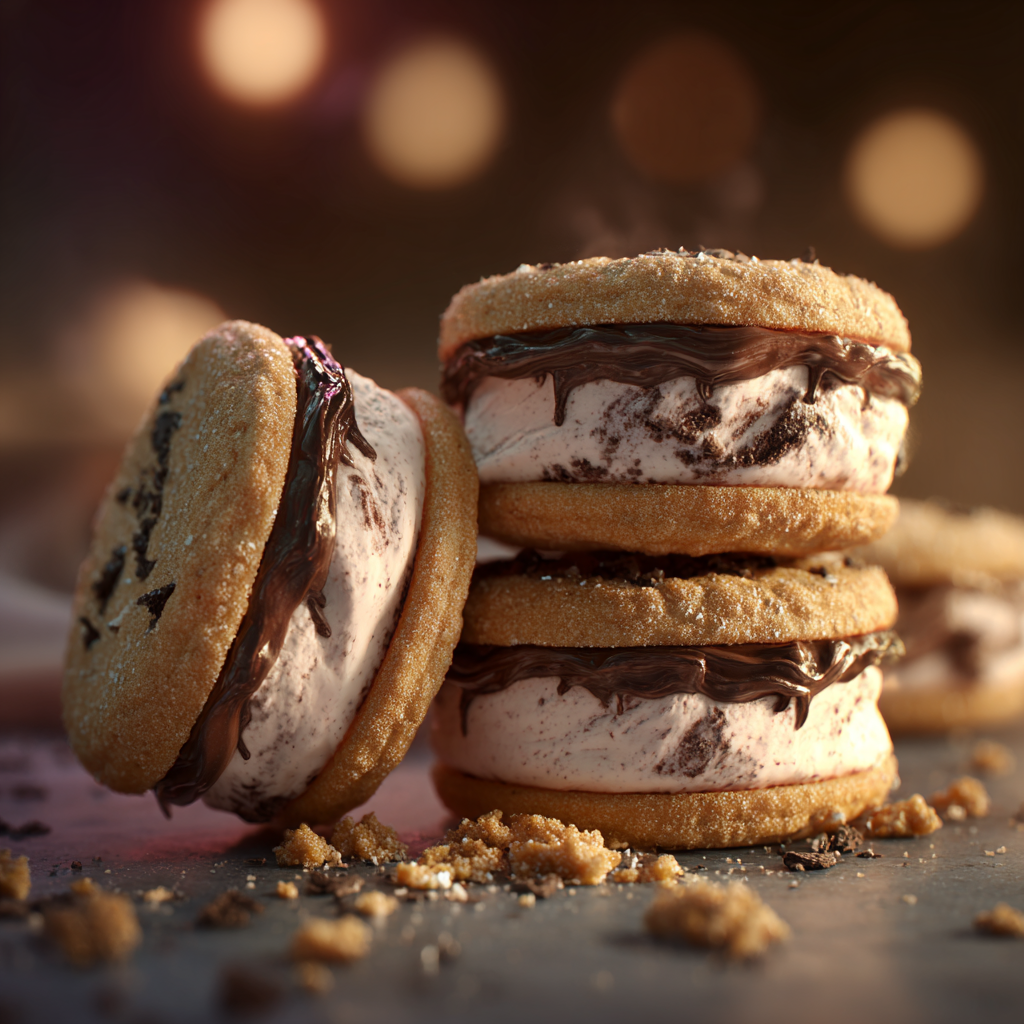 Mini Ice Cream Sandwich Bites Recipe - Recipe Image