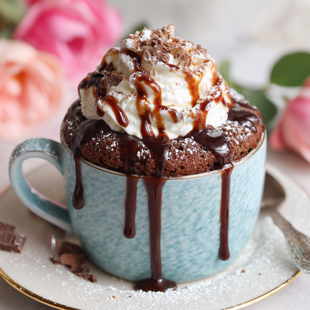 Nutella Mug Cake Recipe - Recipe Image