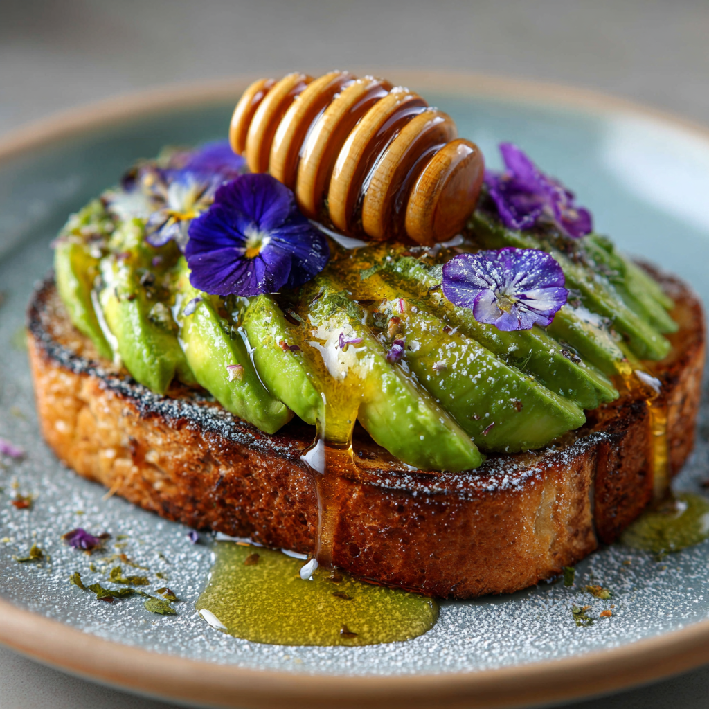Avocado Honey Toast Recipe