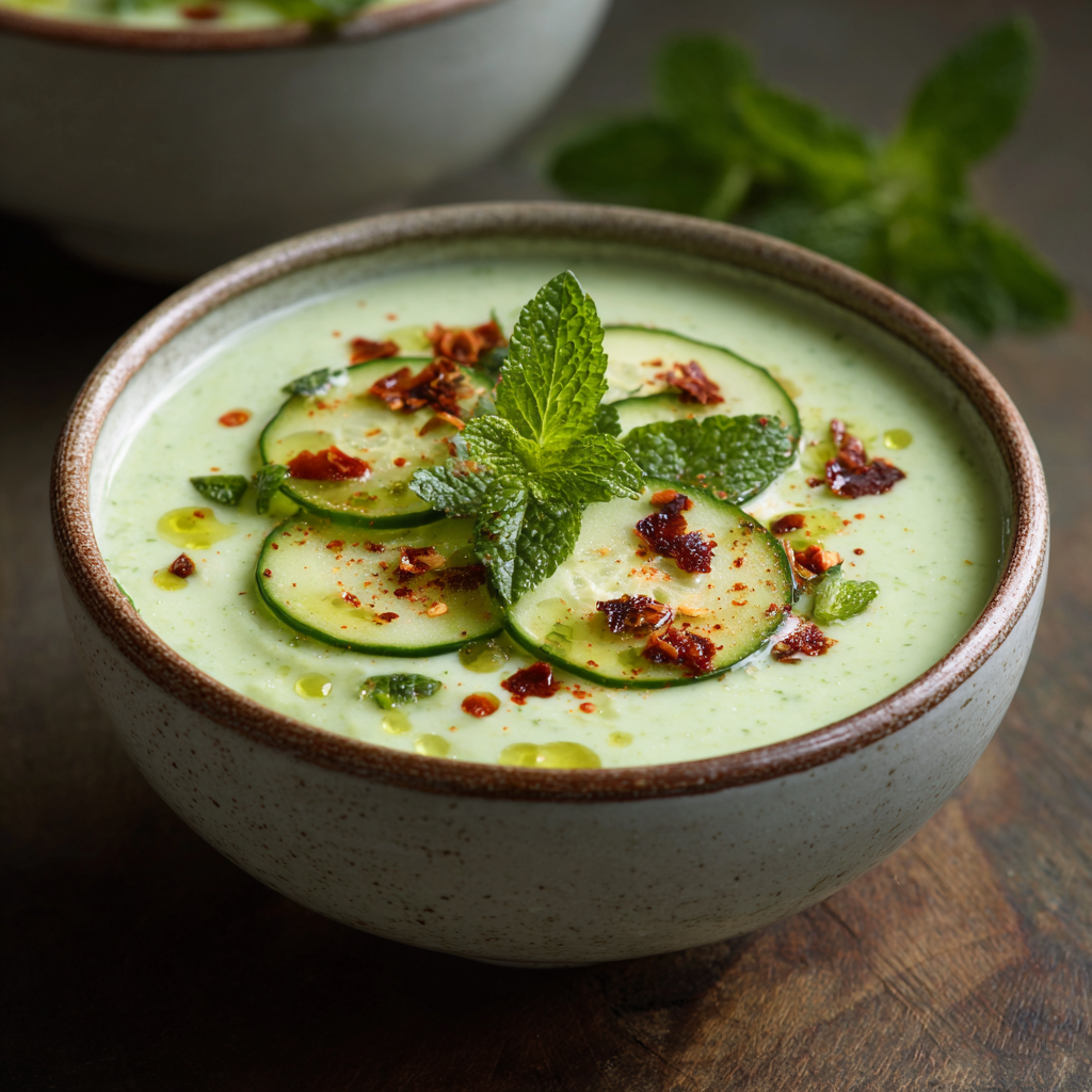 Cucumber Yogurt Gazpacho Recipe