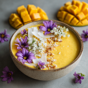 Mango Coconut Smoothie Bowl Recipe