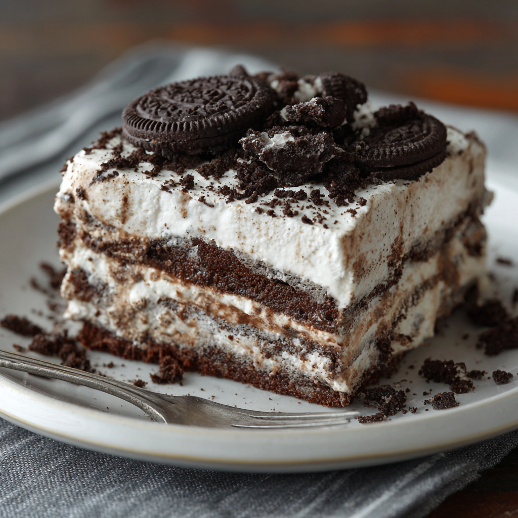 Oreo Icebox Cake Recipe