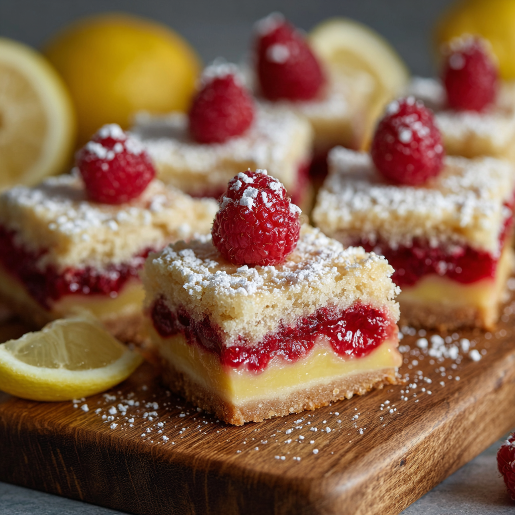 Lemon Raspberry Bars Recipe