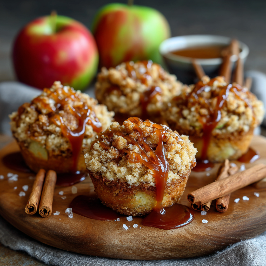 Caramel Apple Crumble Cups Recipe