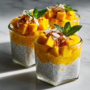 Mango Coconut Chia Pudding Recipe