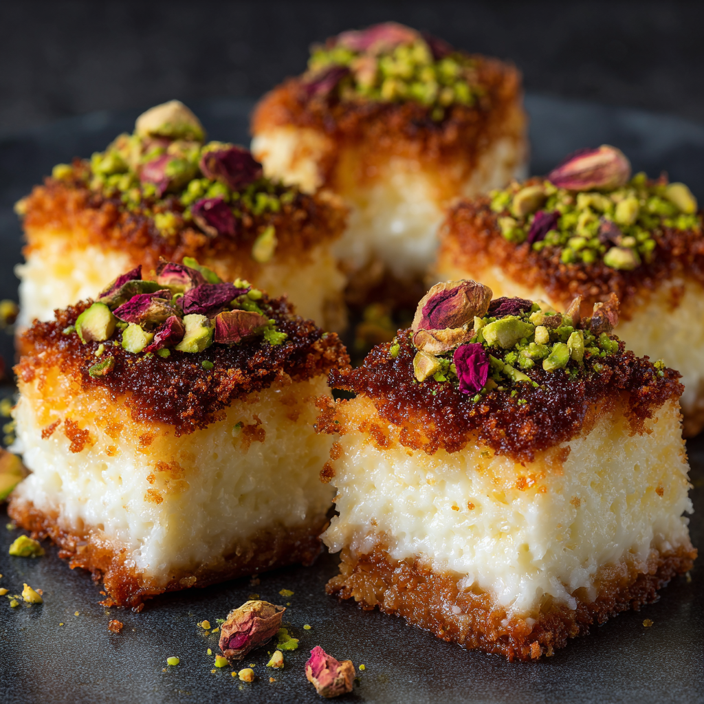 Kanafeh Cheesecake Bites Recipe