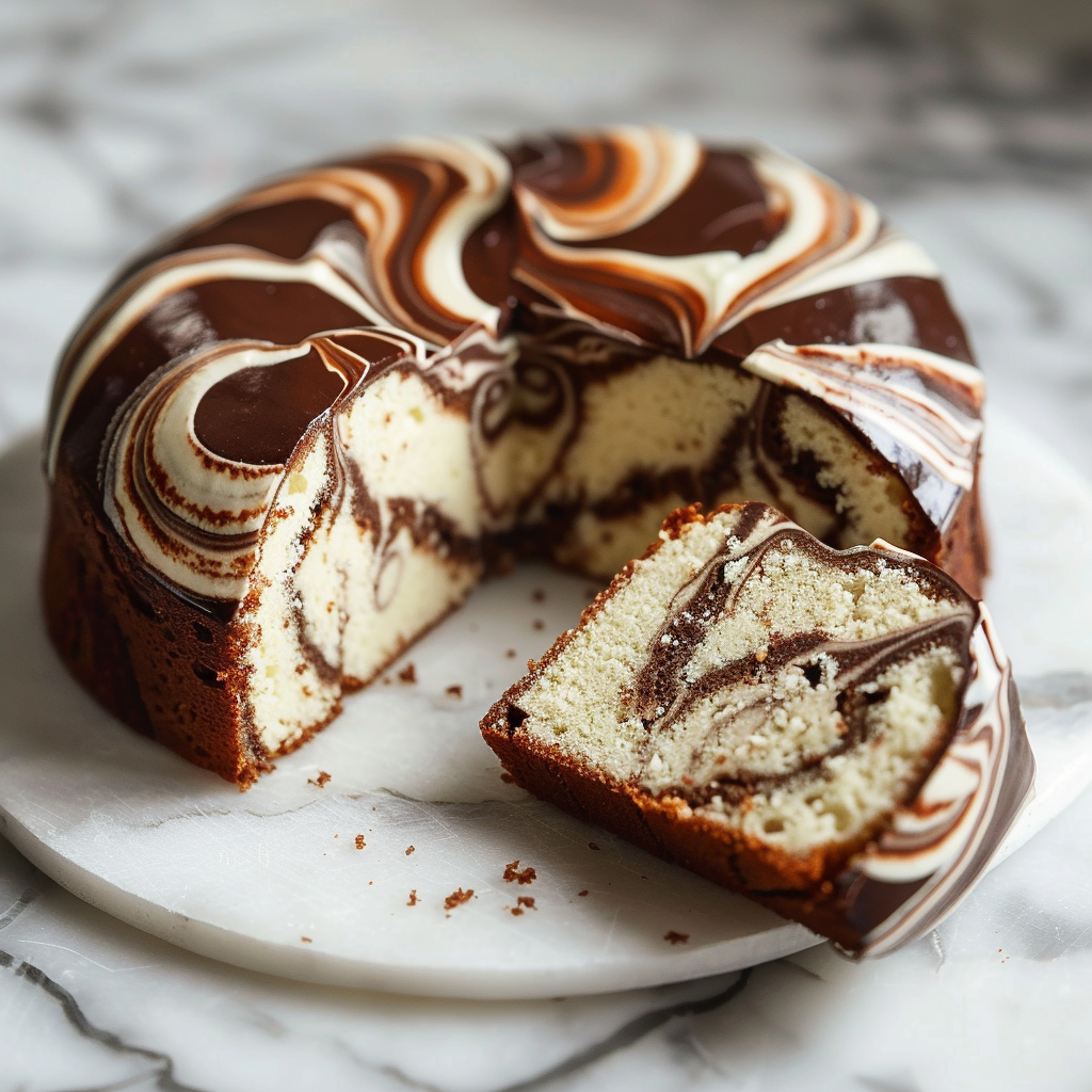 Marble Cake Recipe