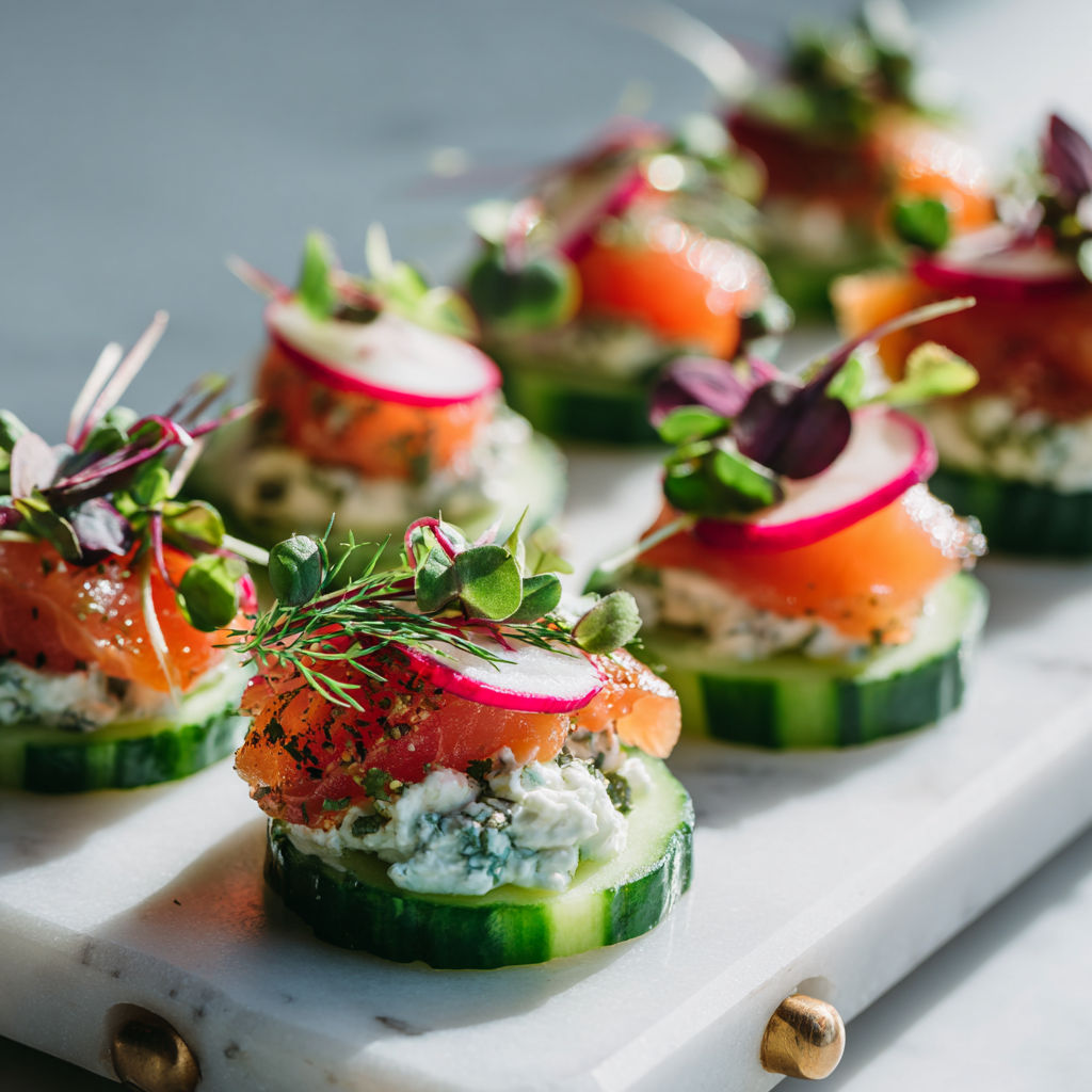 Cucumber Canapés Recipe