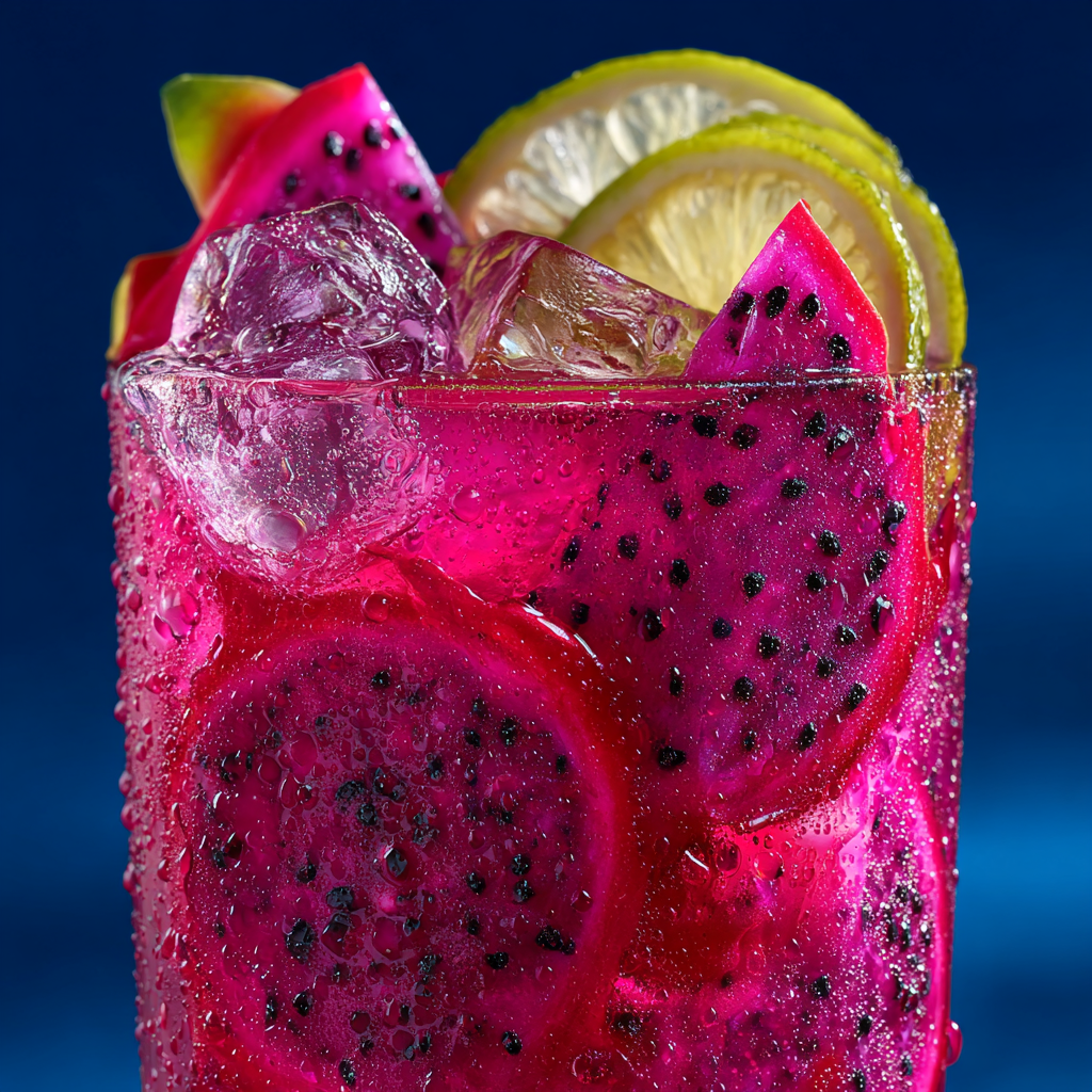 Tropical Dragon Fruit Lemonade Recipe - Recipe Image