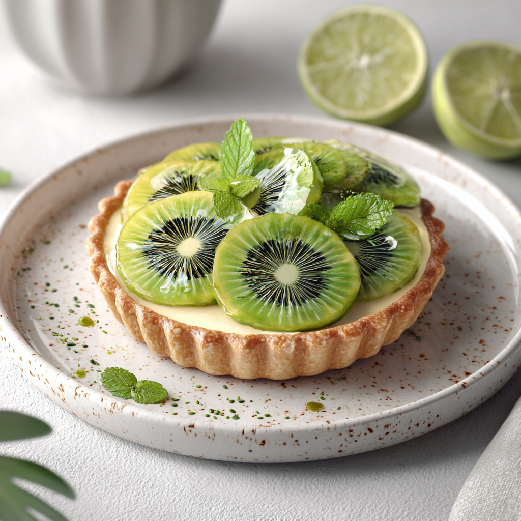 Kiwi Lime Fruit Tart Recipe