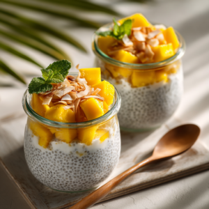 Mango Coconut Chia Pudding Recipe