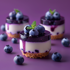 Blueberry Vanilla Cheesecake Cups Recipe