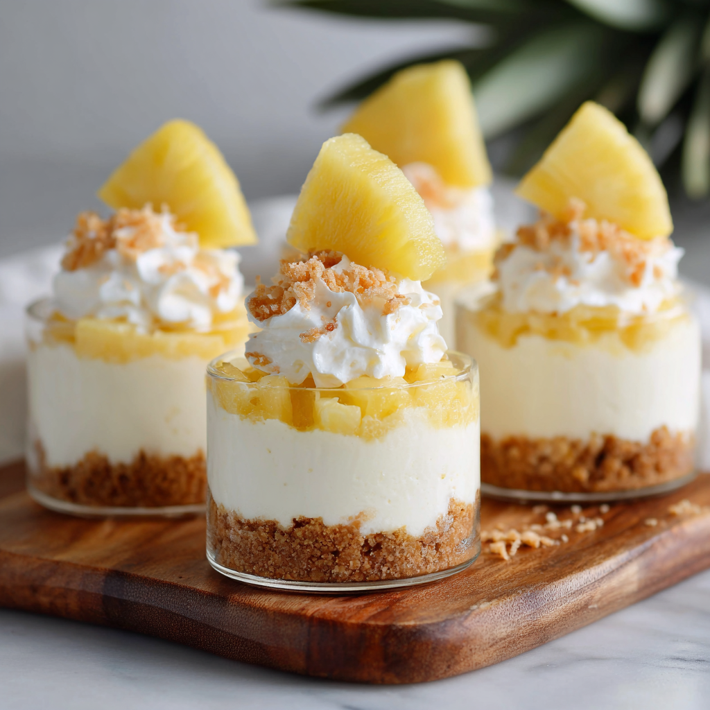 Pineapple Cheesecake Delight Cups Recipe