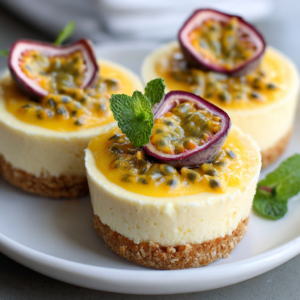 Passion Fruit Cheesecake Cups Recipe