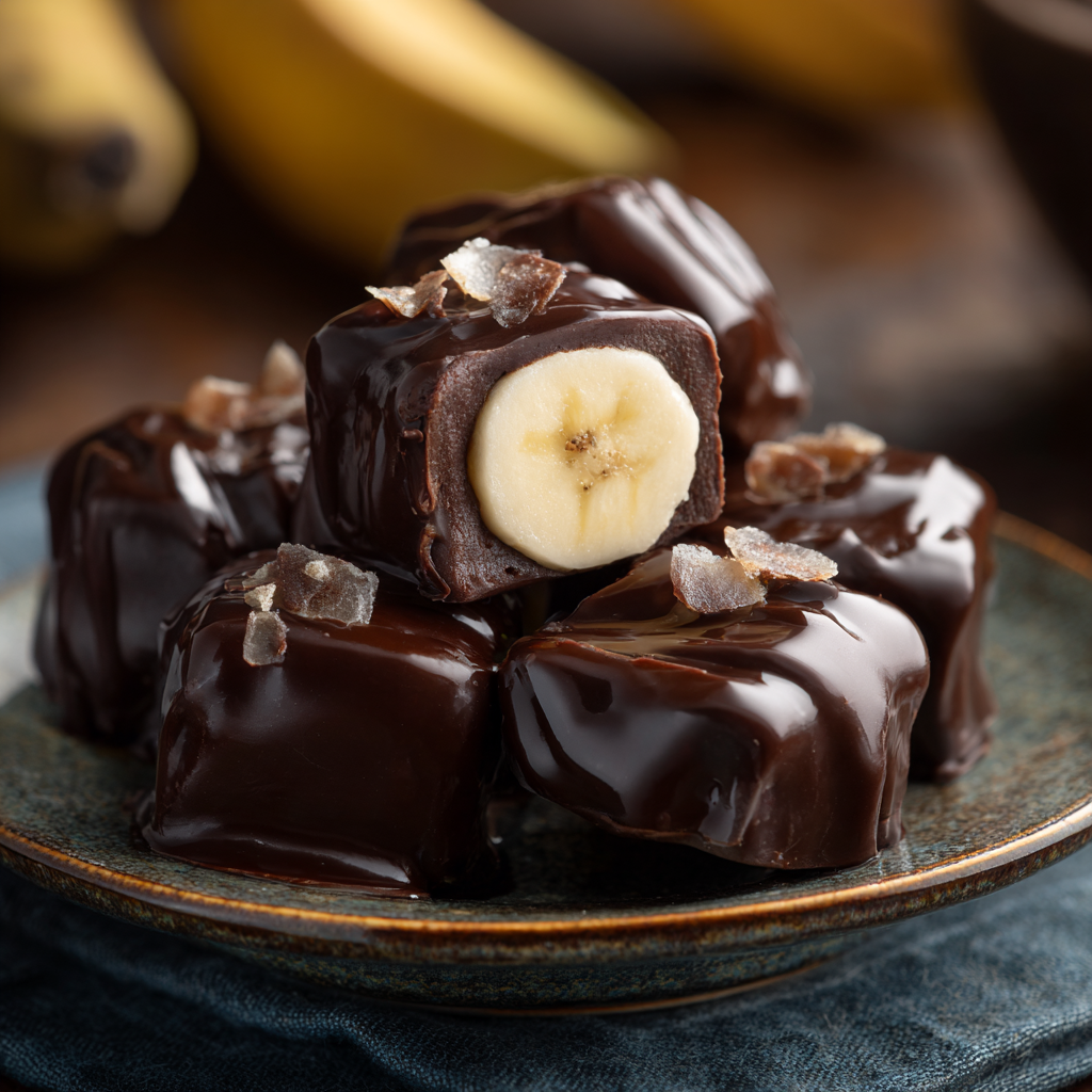 Chocolate Banana Frozen Bites Recipe