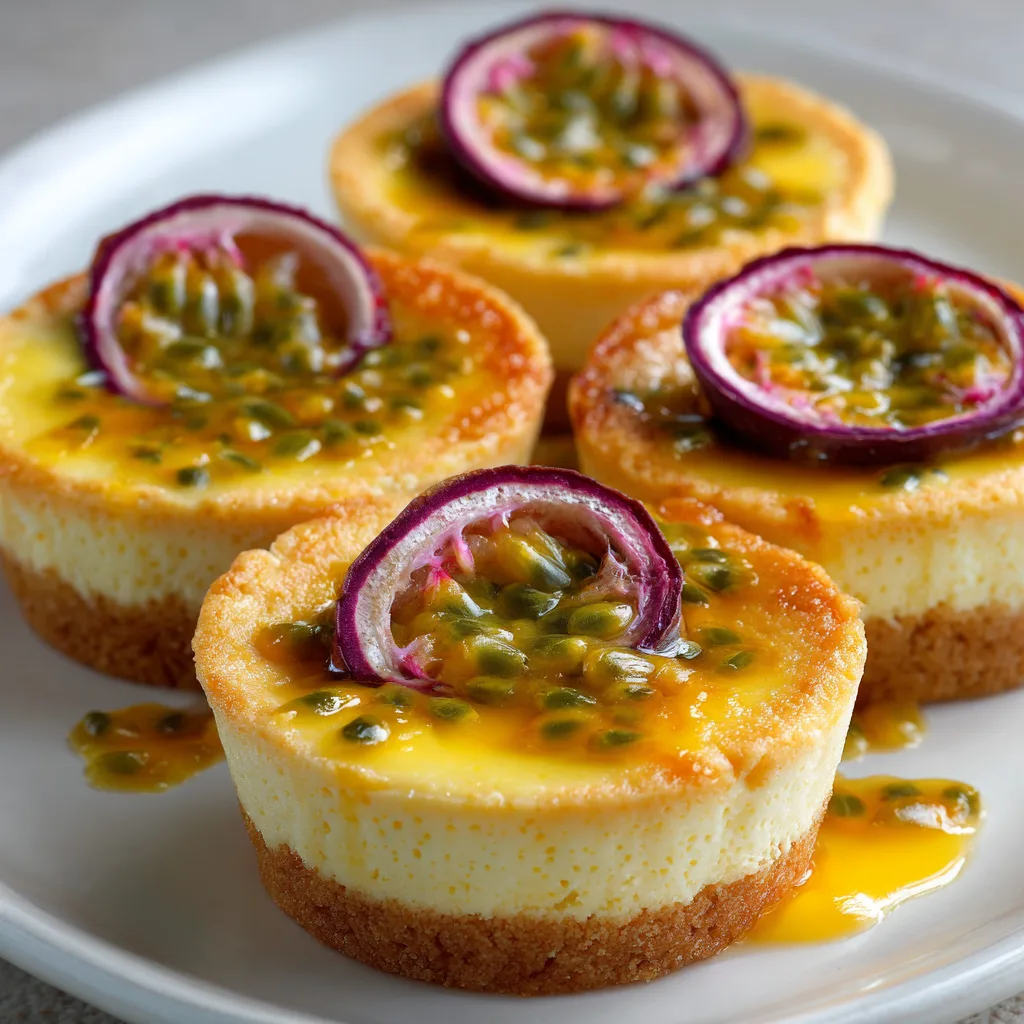 Passion Fruit Cheesecake Cups Recipe