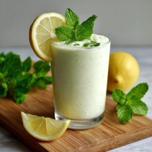 Lemon Mint Yogurt Smoothie Recipe