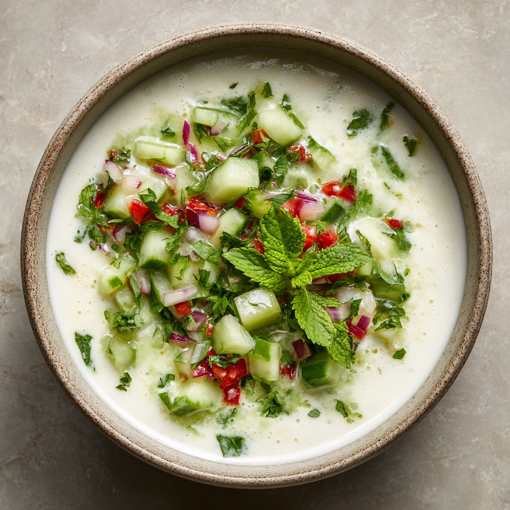 Cucumber Yogurt Gazpacho Recipe - Recipe Image