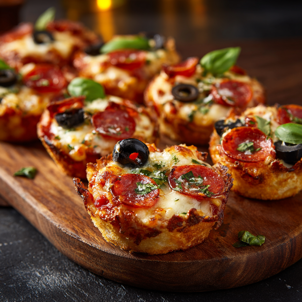 Mini Pizza Bites Recipe - Recipe Image