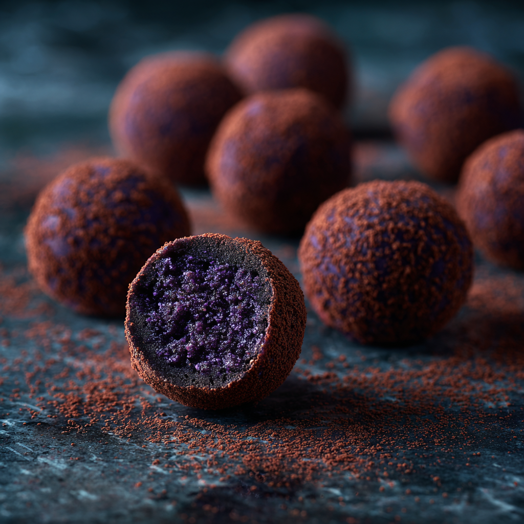 Ube Oreo Truffle Balls Recipe - Recipe Image