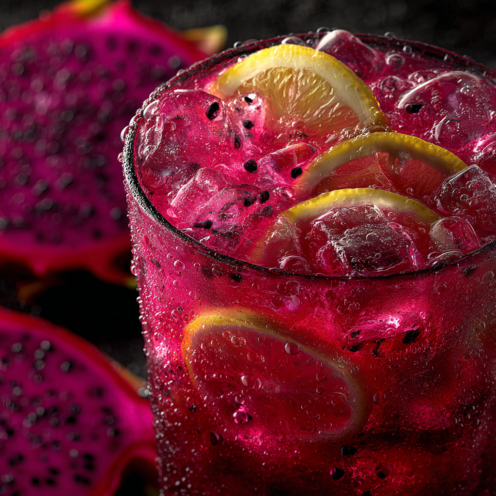 Tropical Dragon Fruit Lemonade Recipe - Recipe Image