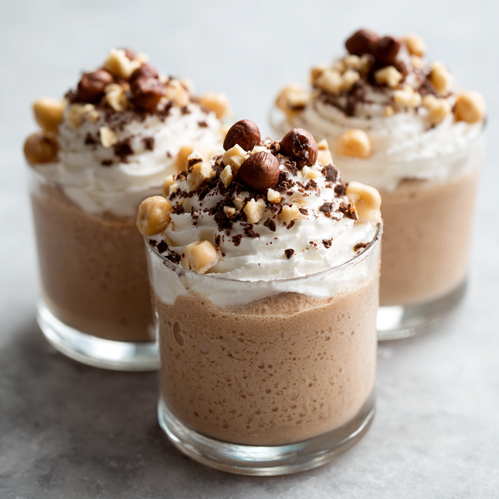 Hazelnut Coffee Cream Cups Recipe - Recipe Image