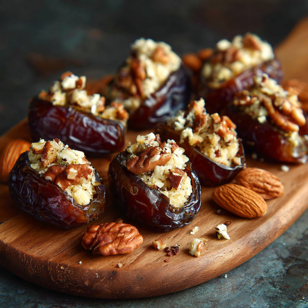Stuffed Dates with Nuts Recipe - Recipe Image