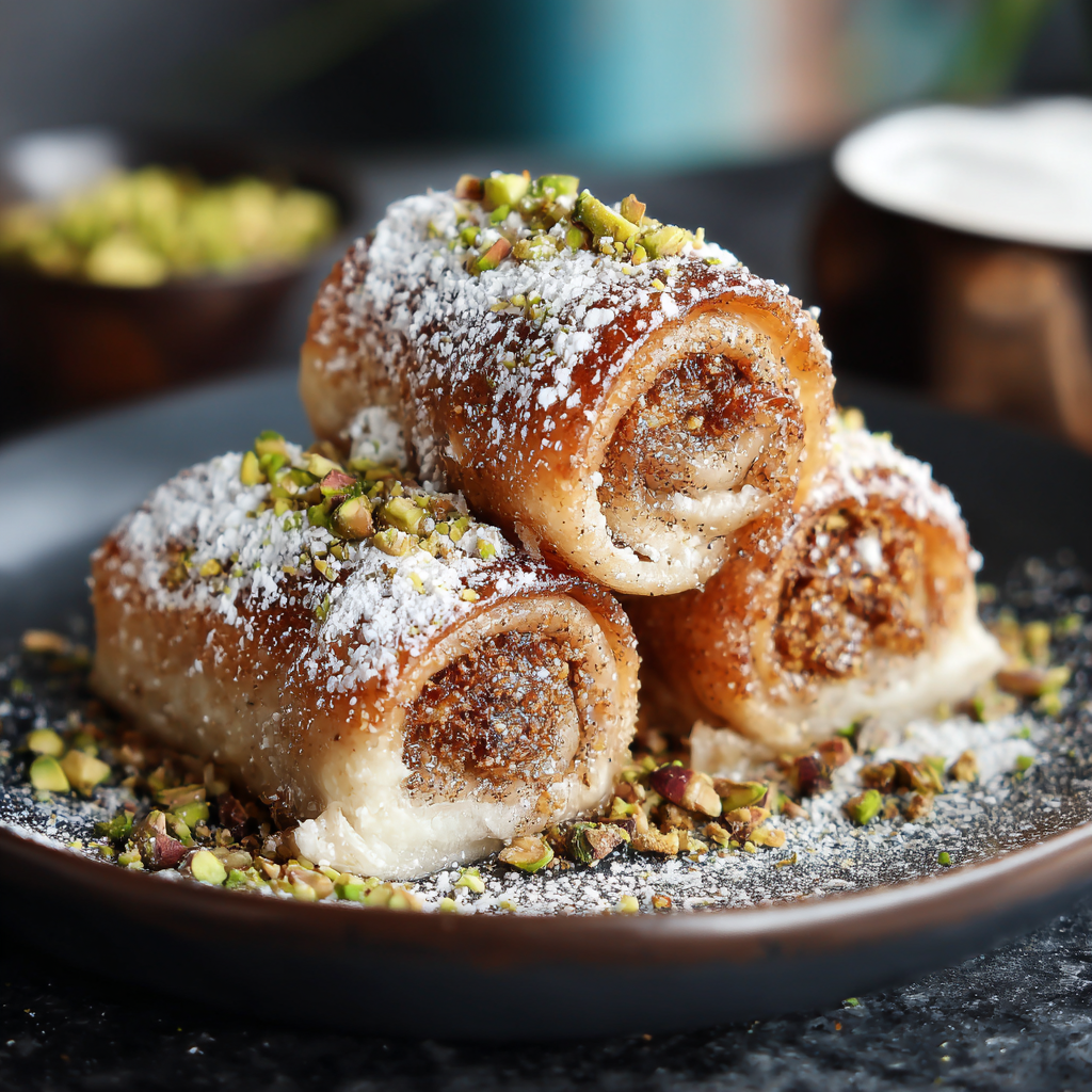 Halawet El Jibn Rolls Recipe - Recipe Image
