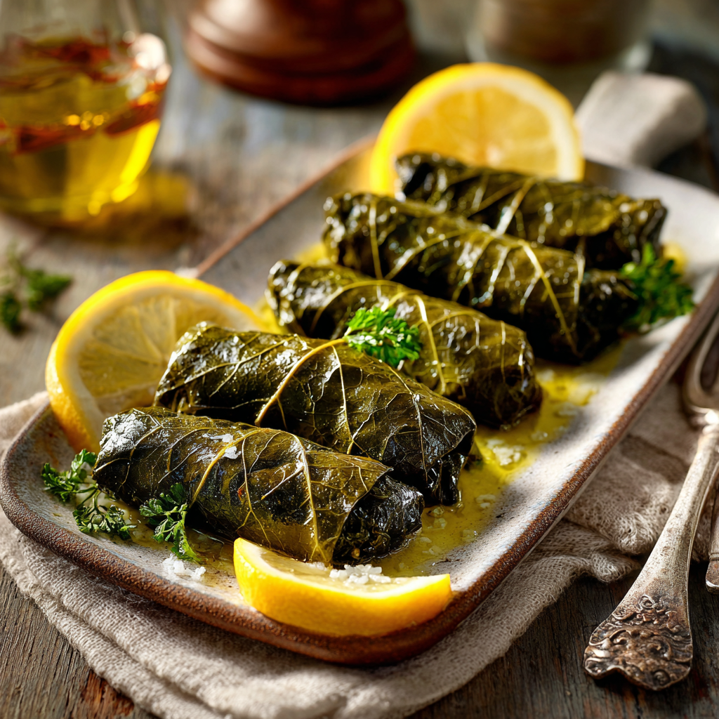 Stuffed Grape Leaves Recipe - Recipe Image