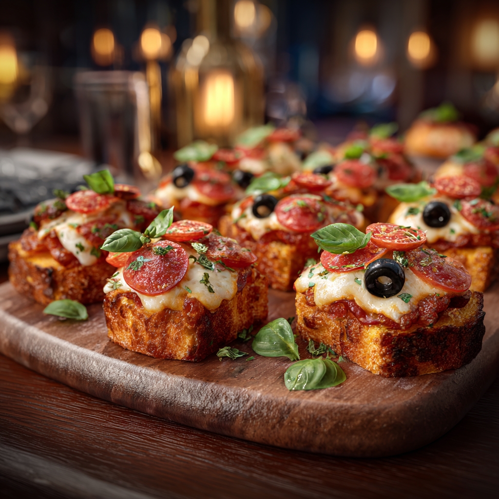 Mini Pizza Bites Recipe - Recipe Image