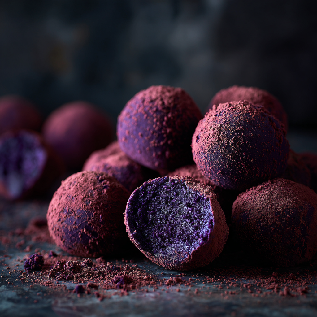 Ube Oreo Truffle Balls Recipe - Recipe Image