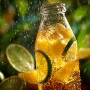 Calamansi Mango Sparkling Drink Recipe